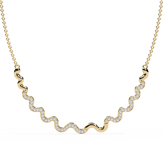 Classic Round Diamond Chain by Aupulent Jewellery 100% certified lab grown diamonds