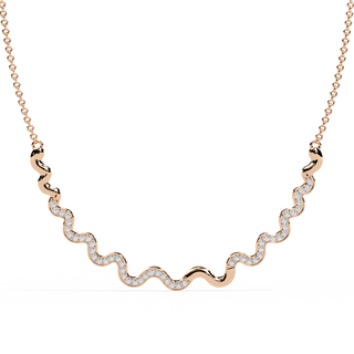 Classic Round Diamond Chain by Aupulent Jewellery 100% certified lab grown diamonds