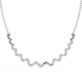 Classic Round Diamond Chain by Aupulent Jewellery 100% certified lab grown diamonds