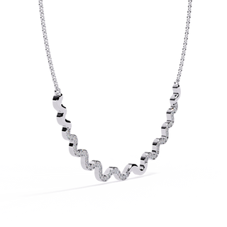 Classic Round Diamond Chain by Aupulent Jewellery 100% certified lab grown diamonds