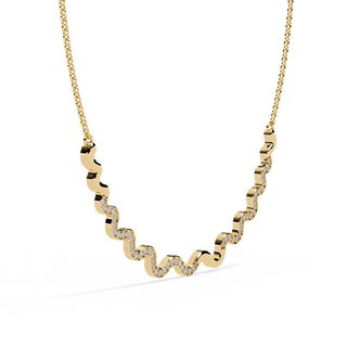 Classic Round Diamond Chain by Aupulent Jewellery 100% certified lab grown diamonds