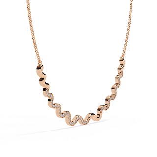 Classic Round Diamond Chain by Aupulent Jewellery 100% certified lab grown diamonds