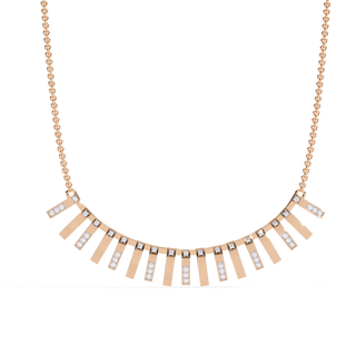 Essential Diamond Necklace by Aupulent Jewellery 100% certified lab grown diamonds