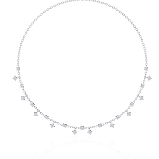 Round Diamond Necklace by Aupulent Jewellery 100% certified lab grown diamonds