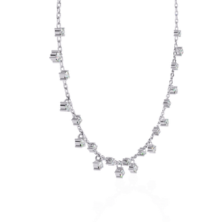 Round Diamond Necklace by Aupulent Jewellery 100% certified lab grown diamonds