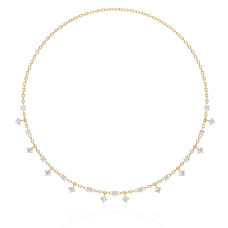 Round Diamond Necklace by Aupulent Jewellery 100% certified lab grown diamonds