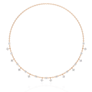 Round Diamond Necklace by Aupulent Jewellery 100% certified lab grown diamonds