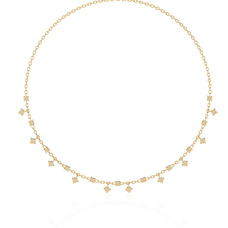 Round Diamond Necklace by Aupulent Jewellery 100% certified lab grown diamonds