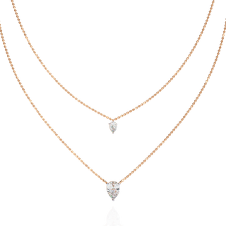 Pear Diamond Statement by Aupulent Jewellery 100% certified lab grown diamonds