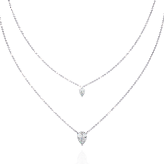 Pear Diamond Statement by Aupulent Jewellery 100% certified lab grown diamonds