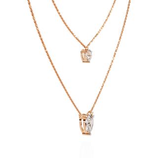 Pear Diamond Statement by Aupulent Jewellery 100% certified lab grown diamonds