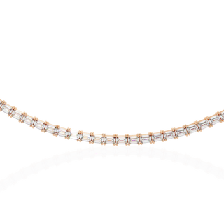 Minimalist Diamond Necklace by Aupulent Jewellery 100% certified lab grown diamonds