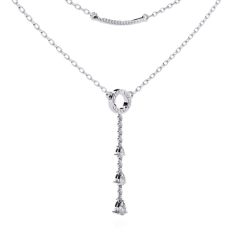 Multi-Shape Diamond Necklace by Aupulent Jewellery 100% certified lab grown diamonds