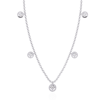 Statement Round Diamond Necklace by Aupulent Jewellery 100% certified lab grown diamonds