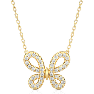 The Beguiling Butterfly Pendant With Chain