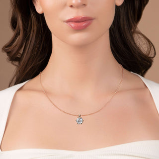 Round Elite Pendant by Aupulent Jewellery 100% certified lab grown diamonds