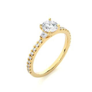 The Enchanting Ellipse Ring by Aupulent Jewellery 100% certified lab grown diamonds