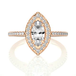 The Dramatic Marquise Ring by Aupulent Jewellery 100% certified lab grown diamonds