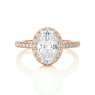 The Oval Elegance Ring by Aupulent Jewellery 100% certified lab grown diamonds