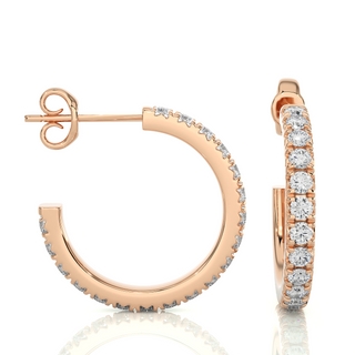 The Dainty Diamond Stud Earrings by Aupulent Jewellery 100% certified lab grown diamonds
