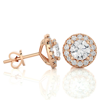 The Galactic Crown Studs by Aupulent Jewellery 100% certified lab grown diamonds