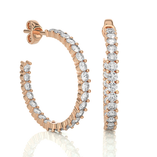 The Empress Crown Half-Hoops by Aupulent Jewellery 100% certified lab grown diamonds