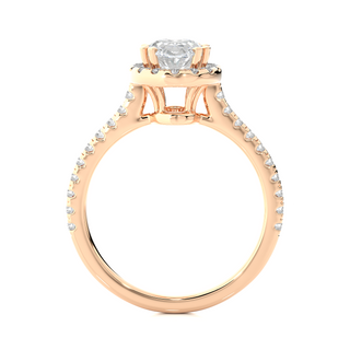 The Oval Elegance Ring by Aupulent Jewellery 100% certified lab grown diamonds