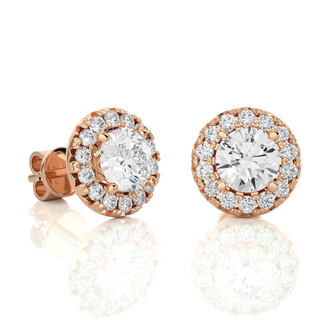 The Galactic Crown Studs by Aupulent Jewellery 100% certified lab grown diamonds
