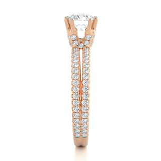 The Twin Halo Ring by Aupulent Jewellery 100% certified lab grown diamonds