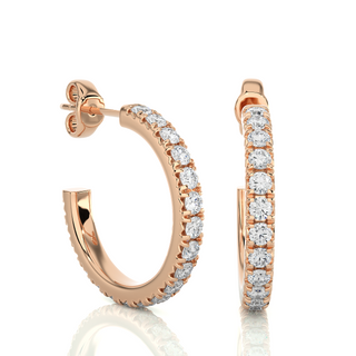 The Dainty Diamond Stud Earrings by Aupulent Jewellery 100% certified lab grown diamonds