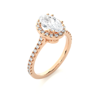 The Oval Elegance Ring by Aupulent Jewellery 100% certified lab grown diamonds
