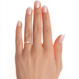 Touchstone Promise Ring by Aupulent Jewellery 100% certified lab grown diamonds