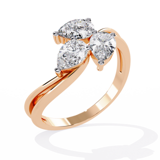 Pear Trilogy Ring