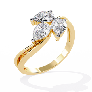 Pear Trilogy Ring