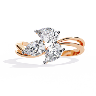 Pear Trilogy Ring