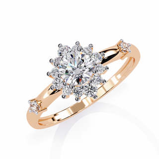 Floral Diamond Ring