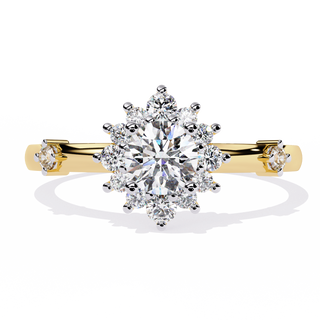 Floral Diamond Ring