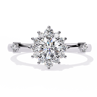 Floral Diamond Ring