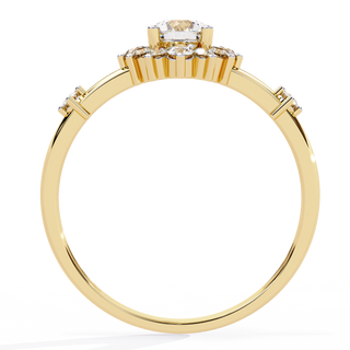 Floral Diamond Ring