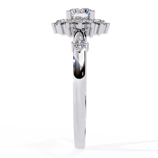 Floral Diamond Ring