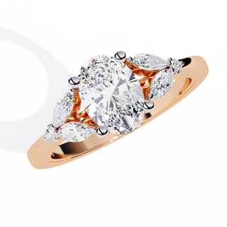 Mixed-Cut Statement Ring