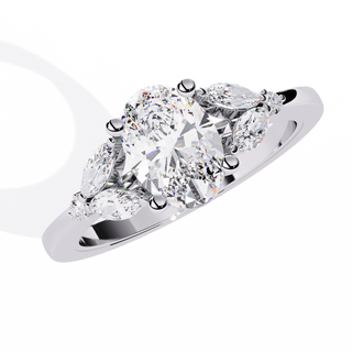 Mixed-Cut Statement Ring