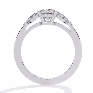 Mixed-Cut Statement Ring