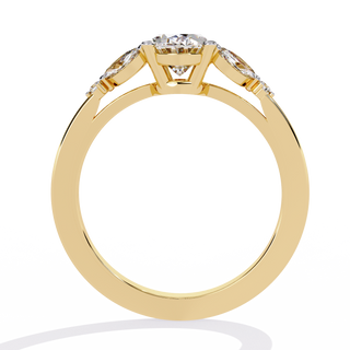 Mixed-Cut Statement Ring