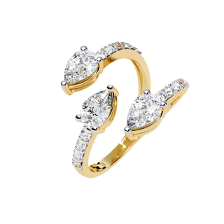 Trio Pear Ring
