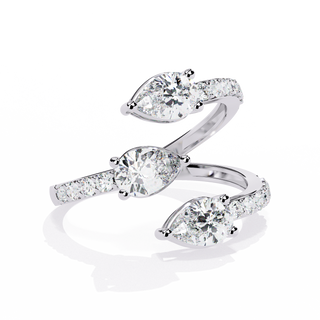 Trio Pear Ring