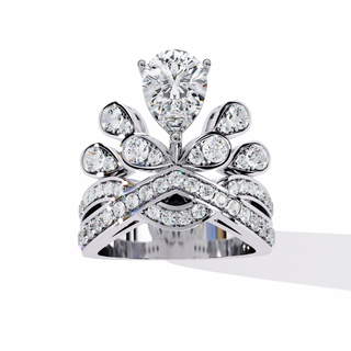 Multi-Cut Cocktail Ring