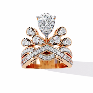 Multi-Cut Cocktail Ring