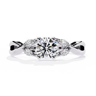 Round Marquise Cocktail Ring