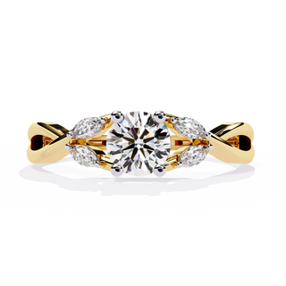 Round Marquise Cocktail Ring